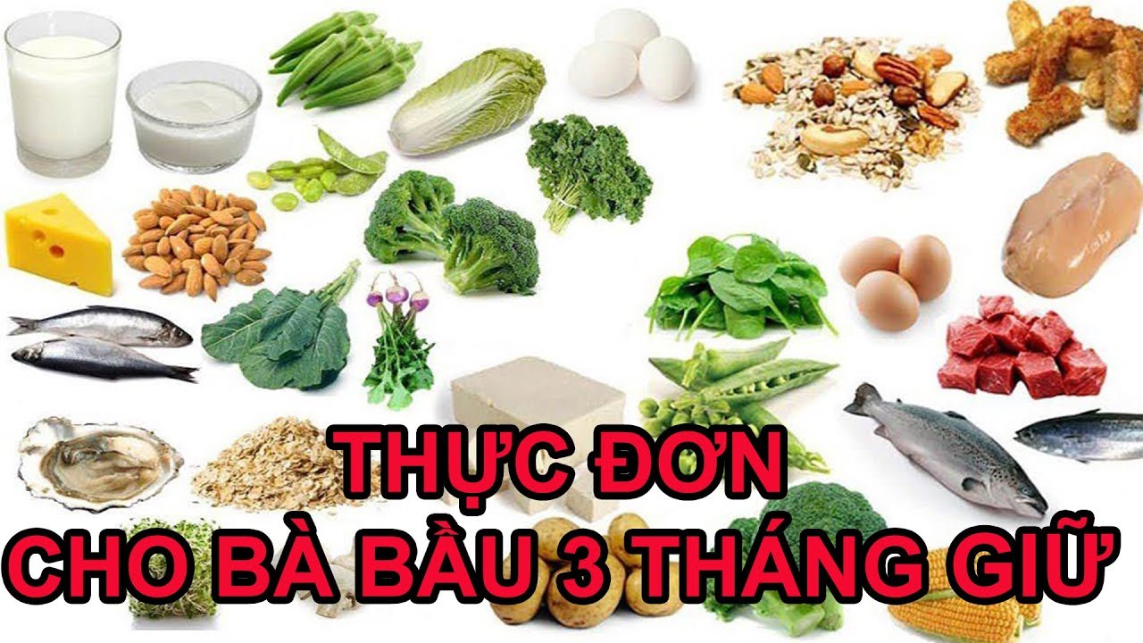CÁCH LÊN THỰC ĐƠN CHO BÀ BẦU 3 THÁNG GIỮA THAI KỲ MẸ KHOẺ CON THÔNG MINH I Thái Thọ