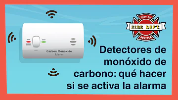 ¿Cómo suena un detector de monóxido de carbono cuando detecta?