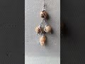 ARETE BEIGE #hechoamano #aretesalambrismo