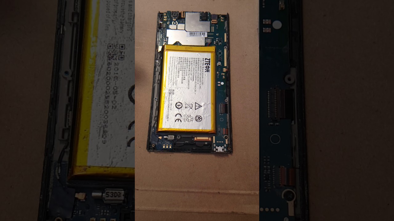 Zte Z970 back cover and battery removal, without damaging connectors or cable.