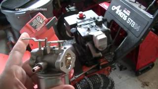 1986 Ariens ST 824 Snow Blower Part TWO! New Carburetor
