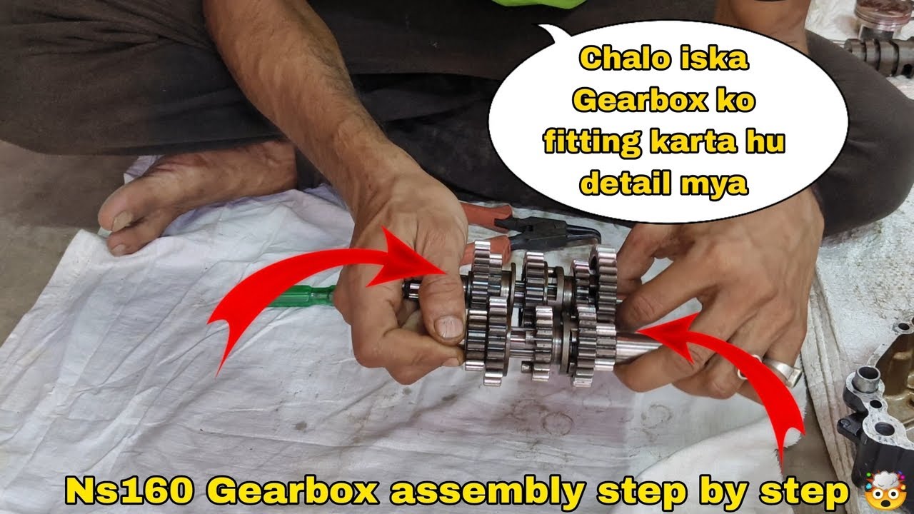 NS160 Gearbox detailed installation || Step by step process || @Evil Little Customs