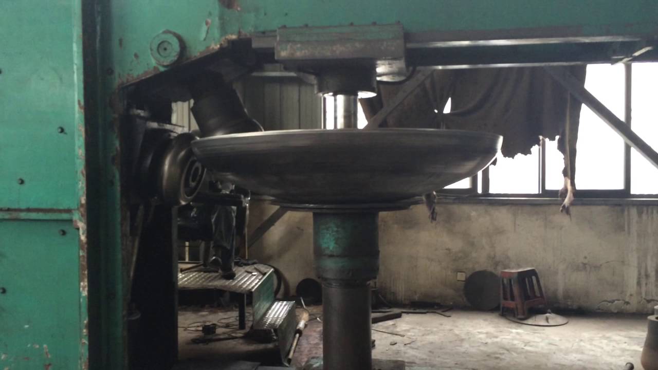 dished end flanging machine