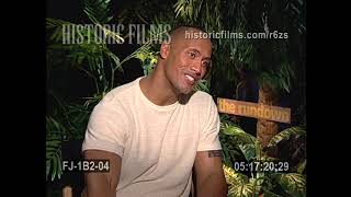 RUNDOWN Dwayne Johnson AKA The Rock Interview Press Junket (2003)