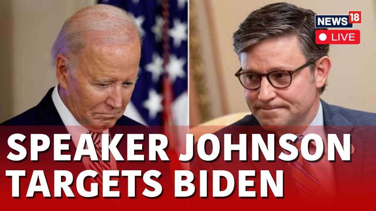 Mike Johnson Tears Into U.S. President Joe Biden | Republicans Vs ...
