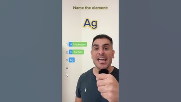 Did you know them all? #quiz #trivia #chemistry