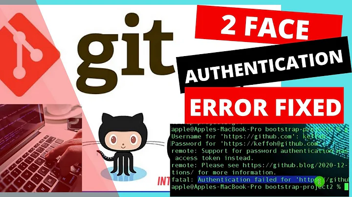 How to Fix Git Fatal: Authentication Failed New and Easy Method