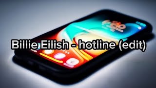 Billie Eilish hotline (edit)[Español/Inglés]