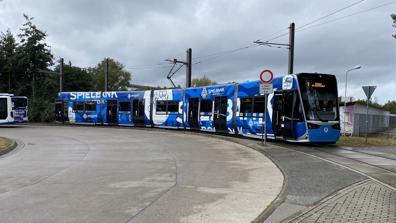 Mitfahrt | Linie 5 von Lichtenhagen bis Hbf | Straßenbahn Rostock | Tramlink 6N2