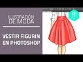 Cómo vestir y colorear un figurín de moda en Photoshop - [TUTORIAL]