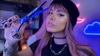 ASMR | (Fast & Aggressive) Haircut, Wash, and Dry 💇🏻‍♀️