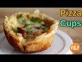 Pizza Cups in Appe Pan | No Oven Cheesy Pizza Cups Recipe - Kids Snacks Recipes