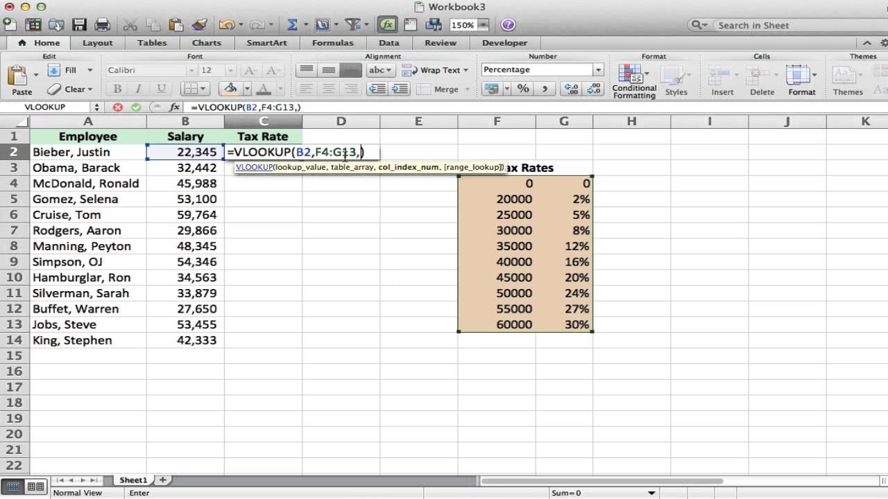 Excel Vlookup Tutorial and Example