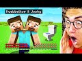 SURVIVING While GLUED TOGETHER in Minecraft!