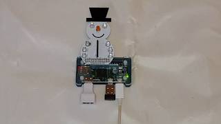Raspberry Pi Snowman Badge - with blinking lights and built-in game screenshot 3