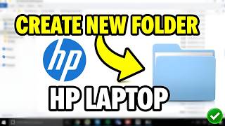 How To Create Folder in HP Laptop