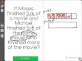 Comparing Movie Watching Fractions