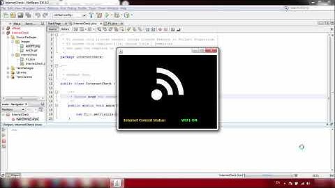 Check Internet Connection - JAVA GUI