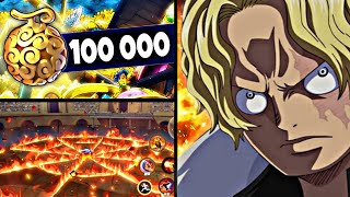 Invocation Sabo Empereur Des Flammes Avec Mes 100 000 Fruits Du Demon One Piece Fighting Path