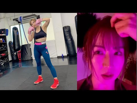女子プロレス　愛川ゆず季(aikawa yuzuki)　トレーニング風景