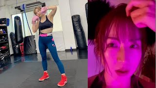 女子プロレス　愛川ゆず季(aikawa yuzuki)　トレーニング風景