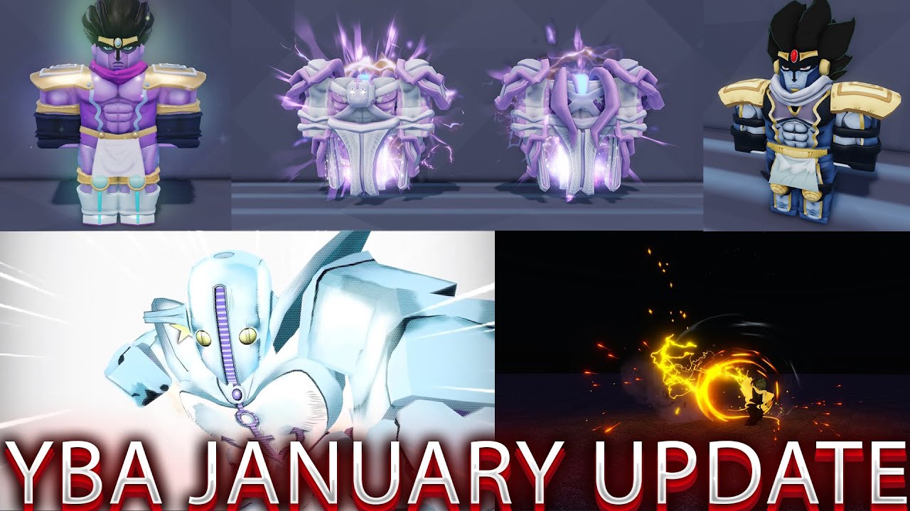 YBA] NEW JANUARY UPDATE IN YOUR BIZARRE ADVENTURE (S&W+HAMON REWORK) 