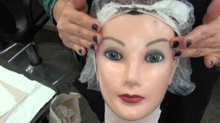State Board FACIAL procedure on the doll head
