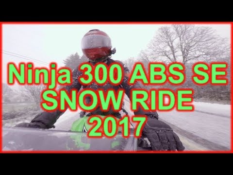 ninja air fryer Snow Ride || 2017 || Ninja 300 ABS SE || motovlog || #support || #supportmvc