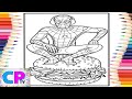 Spiderman Actually Likes Burgers/Spiderman on IPad Pro/Elektronomia - Nostalgia/@coloringpagestv