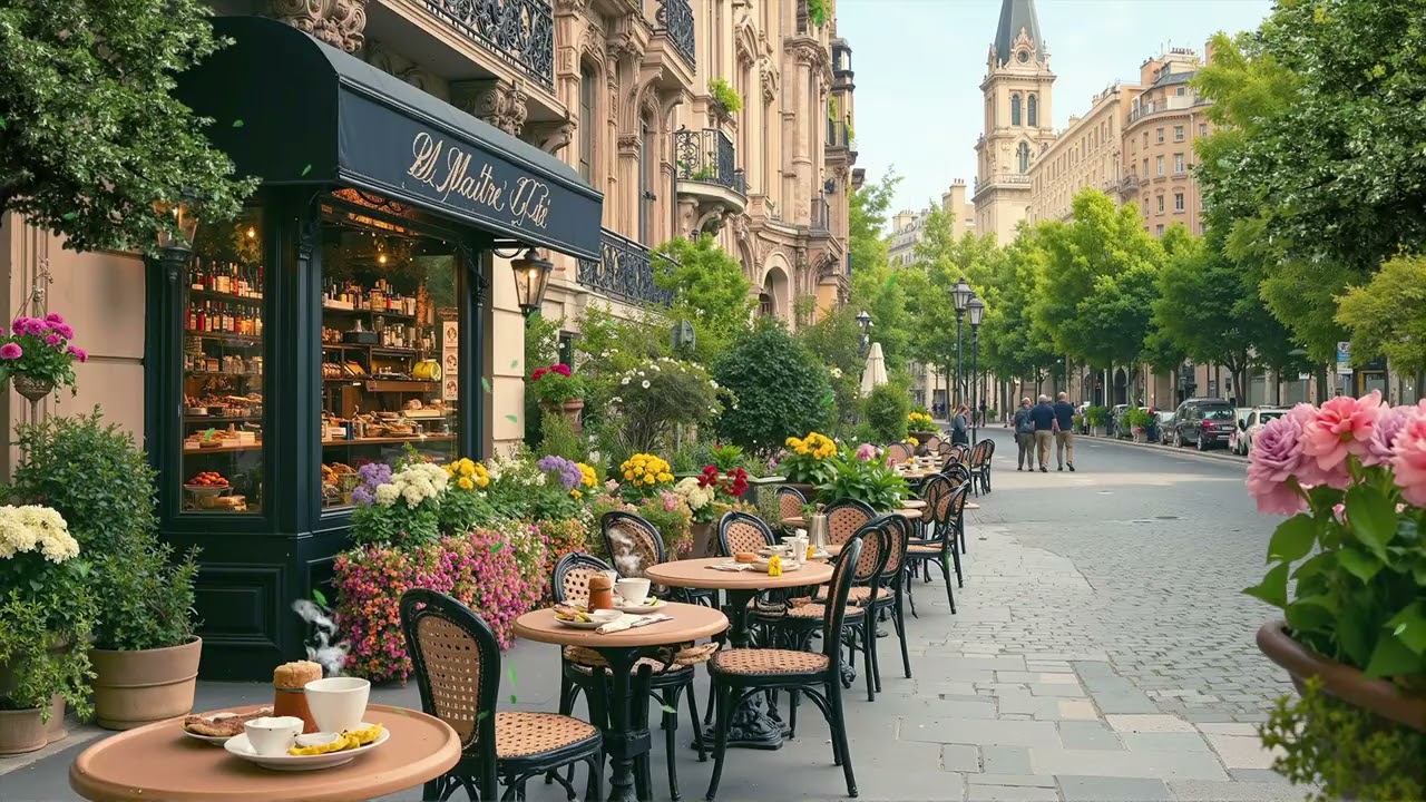 Smooth Jazz Coffee Morning | Watching the Streets Wake Up Slowly