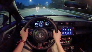 2023 Toyota GR86 Premium 6MT w/GR Performance Exhaust - POV Night Drive (Binaural Audio)