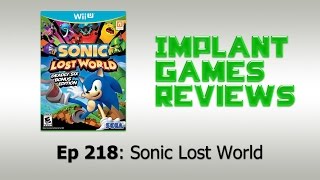 Sonic Lost World (Wii U) - IMPLANTgames Reviews