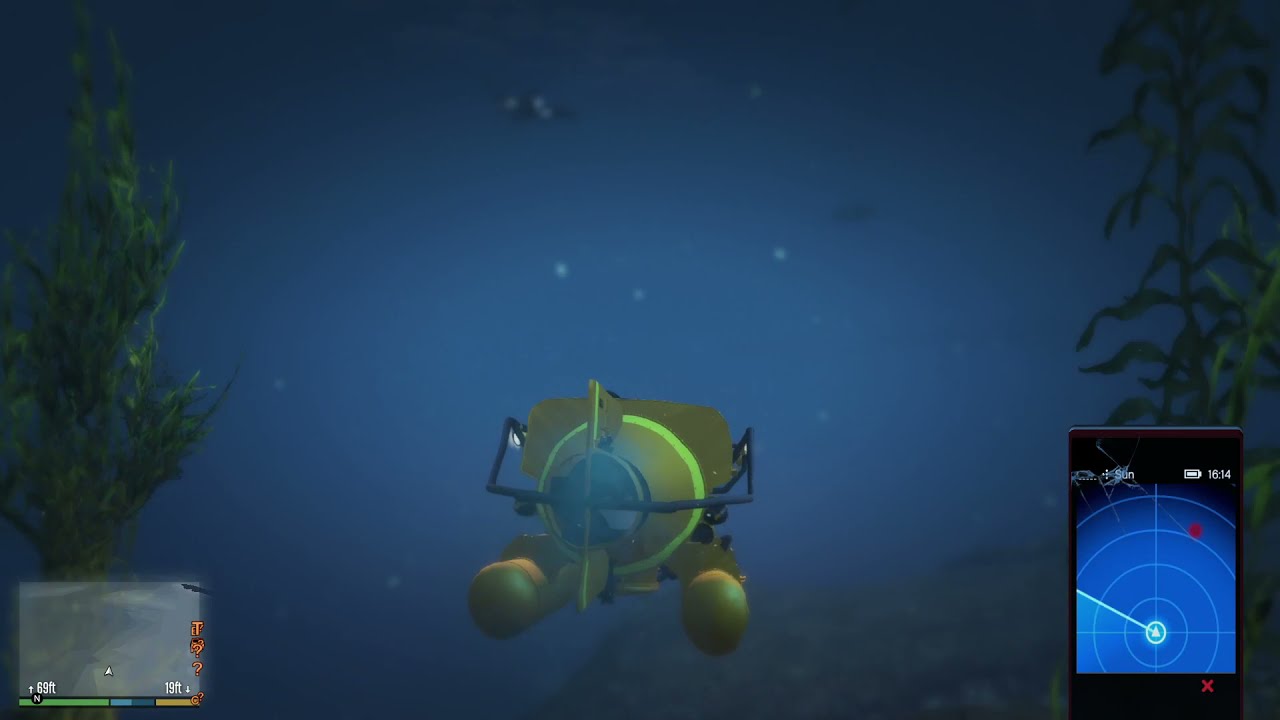 SONAR COLLECTIONS DOCK | COLLECTING NUCLEAR WASTES IN A SUBMARINE | GRAND THEFT AUTO V | 1080P 60FPS