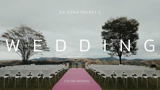 DJI OSMO POCKET 3 | CINEMATIC WEDDING @DJI #djiosmopocket3