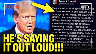 LUNATIC Trump REVEALS PLAN in Latest Post, Media COMPLICIT