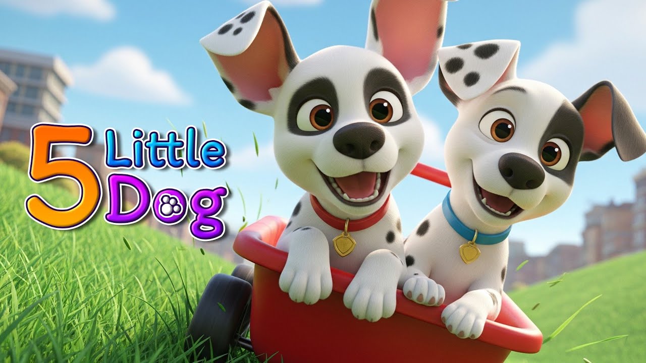 เพลง 5 Little Dog I Lovely Kids Song