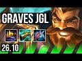GRAVES vs HECARIM (JGL) | Good KDA: 22/1/7, 53K damage | EUW Master | 26.10