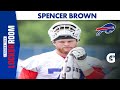 Spencer Brown on His First NFL Training Camp Experience | Buffalo Bills