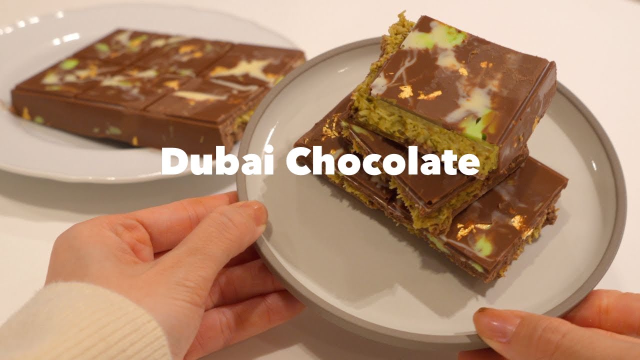 Простой рецепт дубайского шоколада | EASY Dubai Pistachio Chocolate Recipe