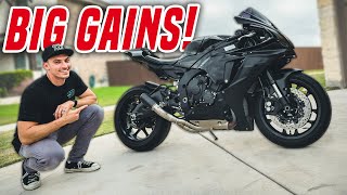 First Ride on My 2020 Yamaha R1 with New Chain & Sprockets!