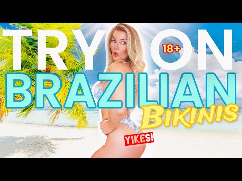 🔥 Let's get CHEEKY & TRY ON Brazilian Bikinis!! 🍑 YIKES! | Whitefox.com w/ Kat Wonders