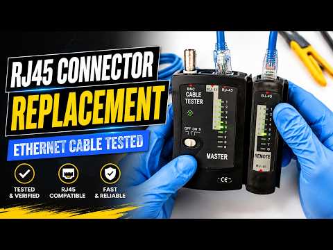 Ethernet Cable End Replacement | RJ45 Connector Repair