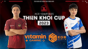 Bán Kết: Máy EGO Media vs Vitamin | AOE 4vs4 Thiên Khôi Cup 2023