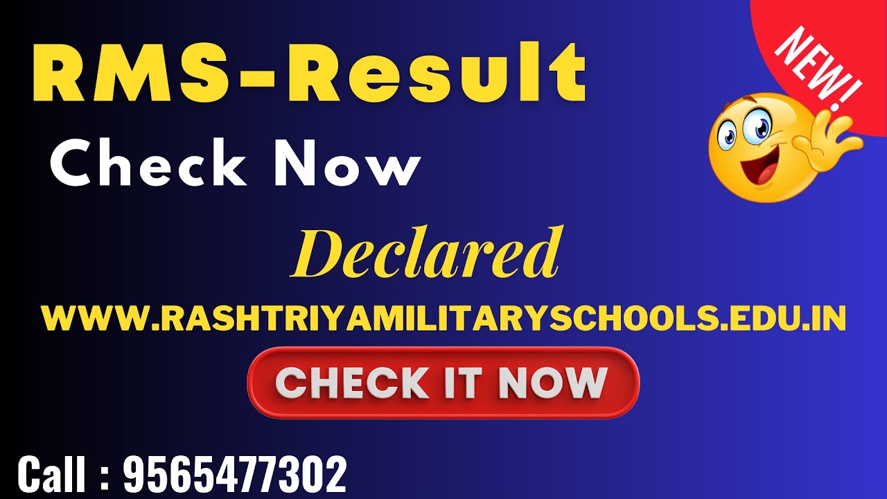 RMS Result 2024 YouTube