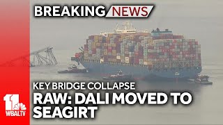 Raw: Refloating and moving of Dali
