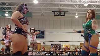 La Hiedra, Star Fire y Black Fury Vs India Sioux, Diosa Quetzal y Datura en Will Wrestling y Salinas