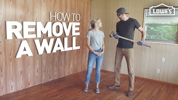 How to Demo and Remove a Wall