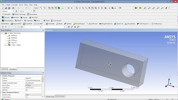 Using a Creo model to run a 2D simulation in ANSYS
