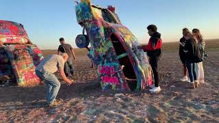 The Cadillac Ranch along the Historic Rt 66 #CadillacRanch #route66 #route66roadtrip by the Travel Guide Channel  69 views 3 months ago 4 minutes, 35 seconds