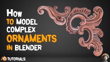 How to model complex Ornaments in Blender